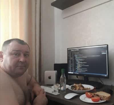 Me at my computer